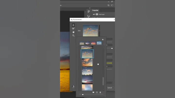 How to replace sky in Adobe Photoshop Cc 2022_ #shorts #photoshop_tutorial #skyreplacement