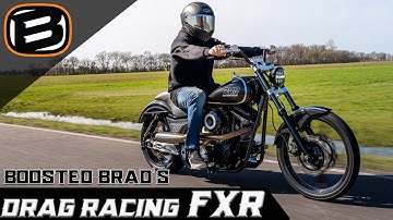 Harley Drag Race FXR! Boosted Brad