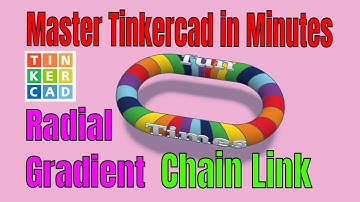 Simple Radial Gradient Chain Link Steps Tinkercad Chain Collab