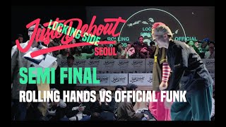 2019 JUSTE DEBOUT SEOUL / Locking Semi Final Rolling Hands vs Official Funk