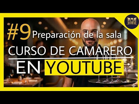 CURSO de HOSTELERIA // como preparar un servicio