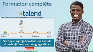 Agrégation dans une base de données (Composant tAggregateRow) – Talend Data Integration #19