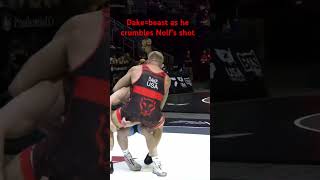 Dake goes Beast mode Crumbling Nolf on his shot!