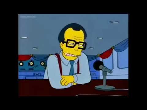 Simpsons - Larry King No Need for Obnoxious Hooting and Hollering