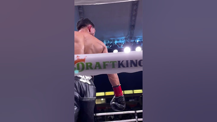 The Ringside Angle Of Brian Mendoza’s KO of Fundora Is STUNNING 😳😴 #boxing #knockouts