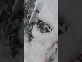 Falling into a Tree Well in Whistler Blackcomb -