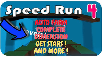 Speed run 4 Script Gui | Auto Farm | Complete Dimension - New Script 2022