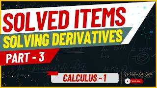 Solving Derivatives (Part 3): Higher Order Derivatives | Calculus I