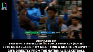 Lets Go Dallas GIF by NBA  Find  Share o...