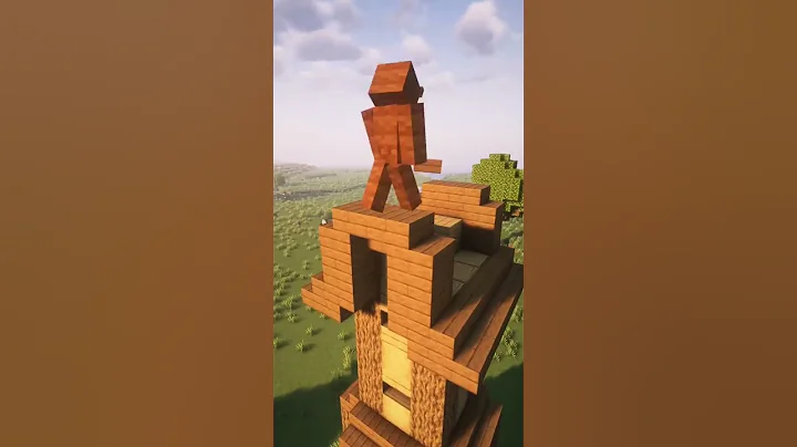 How to build windmill in Minecraft?#minecraft #medieval #windmill