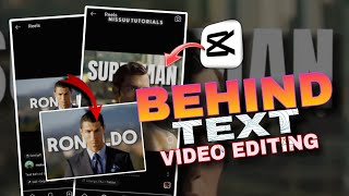 BEHIND TEXT VIDEO EDITING 😨/#text #edit #editing #trending #behindtext#video #capcut #viralvideos