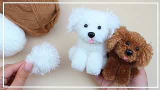 🐕This Amazing Little Dog Will Steal YourCutest Dog Yarn Pom Pom Heart