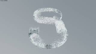 Creating an animated logo using SPH particles