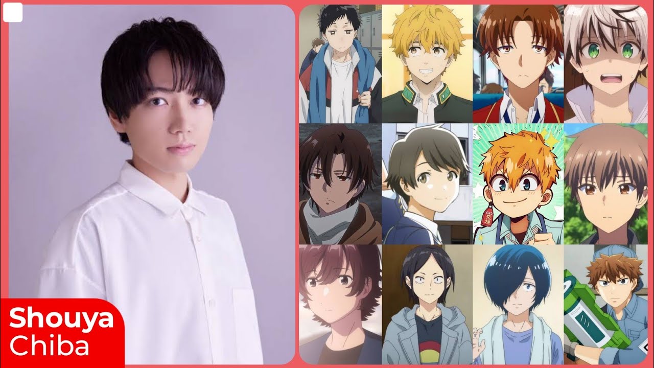 Shouya Chiba [千葉 翔也] Top Same Voice Characters Roles