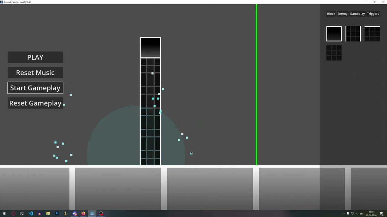 Recreation Geometry Dash in Godot Engine #2 [Level Editor]