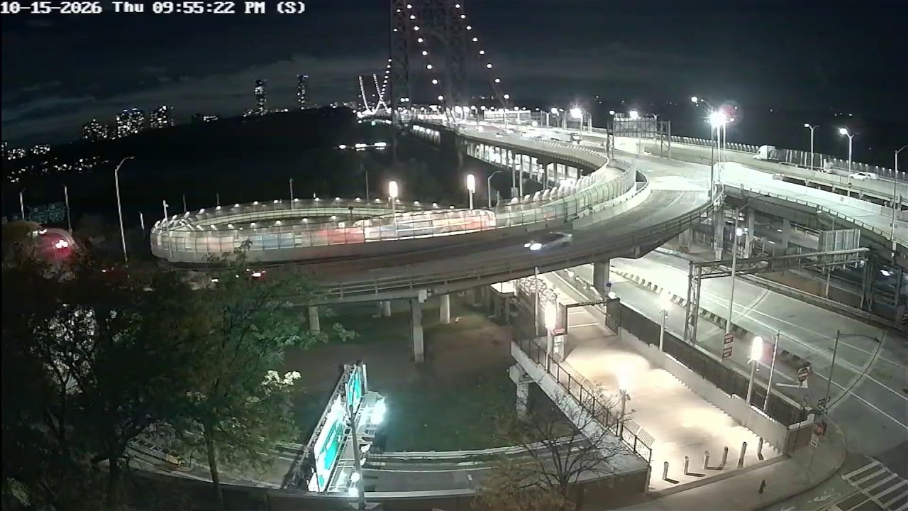 George Washington Bridge Live Camera - NYC Side live camera thumbnail