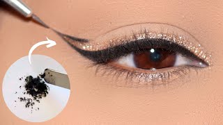 How To Quickly Convert Any Eyeshadow into Eyeliner!