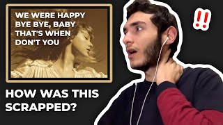 Fearless "from the vault" tracks REACTION (Taylor's version)