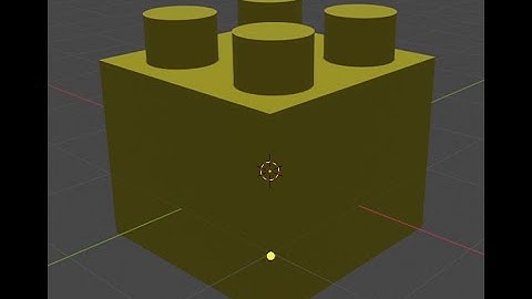 How to make Lego Brick in Blender