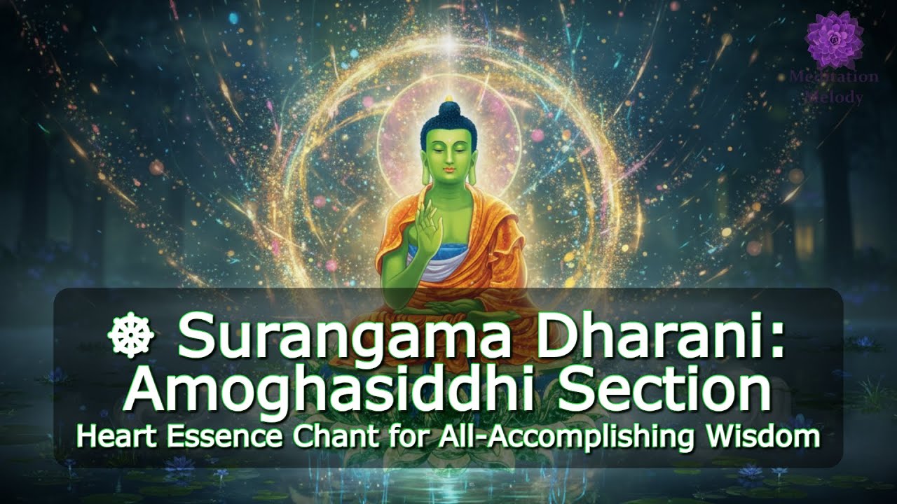 ☸ Surangama Dharani: Amoghasiddhi Section | Heart Essence Chant for All-Accomplishing Wisdom | 不空成就佛