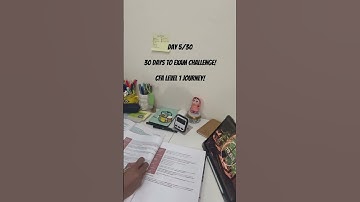 Day 5/30! CFA level 1 journey! #cfaexam #studymotivation #studywithme #study #cfaprep