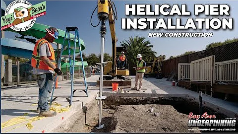 Helical Pier Installation | Pre-Construction