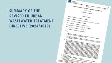 The revised EU Urban Wastewater Treatment Directive