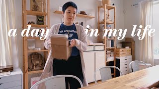 vlog ✷ packing orders, restocking stickers, journaling & random life tidbits