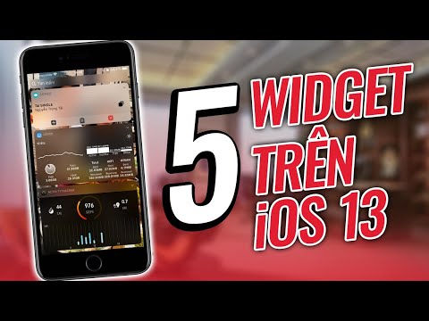 Mời anh em dùng thử WIDGET cực hay trên iOS 13