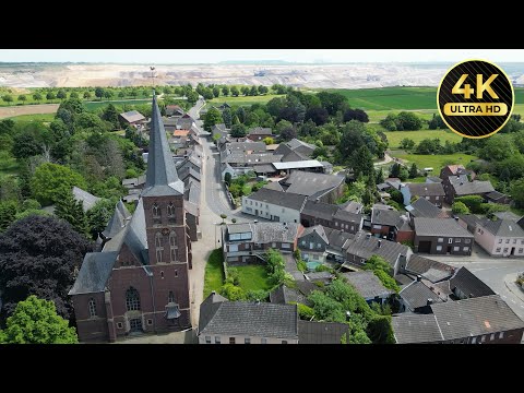 Erkelenz Keyenberg Geisterdorf? 4K Drohne aufnahme NRW hayalet Köy