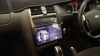 Install Android 13 Car Stereo Aerpro BA BF FP9750GK Fascia & Eonon UA12SPlus 10” Floating Display