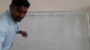 Control system lecture6 Dynamic behavior