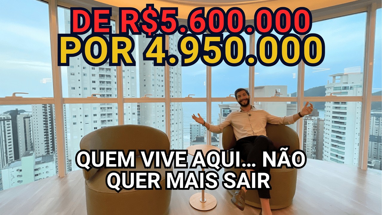 Esse APARTAMENTO VISTA MAR é a OPORTUNIDADE que você esperava em Balneário Camboriú
