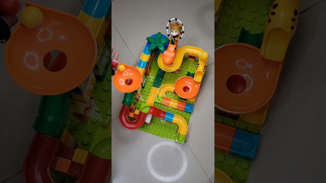 SATISFYING MARBLE RUN ASMR 🔵🔴⚪️ PART 545 