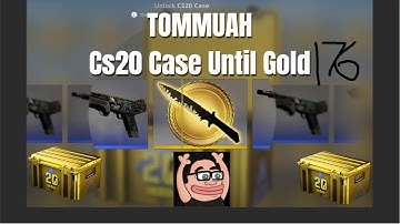 Cs20 Case Until Gold [176] #cs2 #tommuah #gaming #caseopening