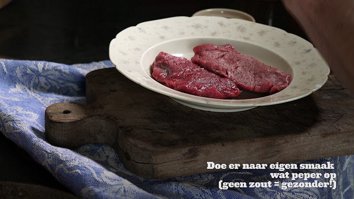 Hoe bak ik biefstuk in olie?