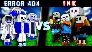 Team Error 404 sans Vs Team Ink sans.Error 404 sans Vs ink Sans! PART 2