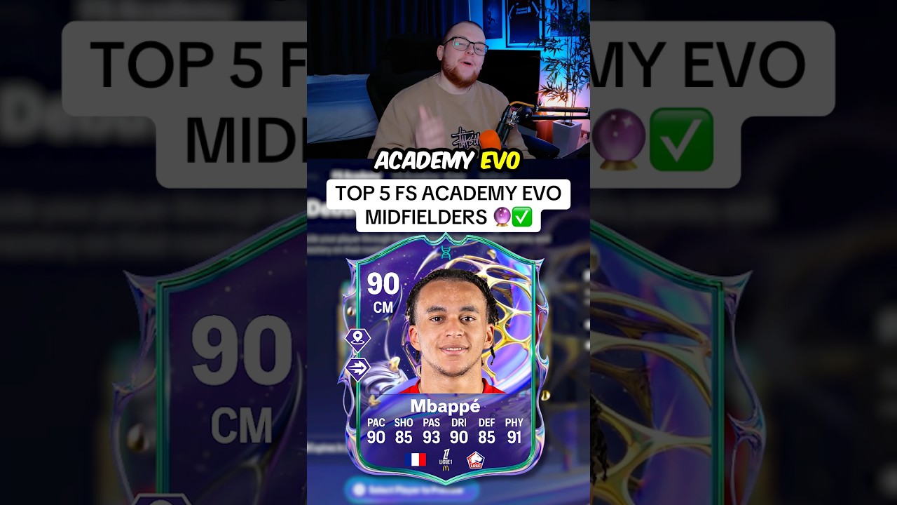 My TOP 5 MIDFIELDER picks for the FS Academy EVO! ✨✅ 