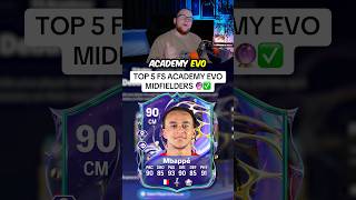 My TOP 5 MIDFIELDER picks for the FS Academy EVO! ✨✅ #fc26 #fifa #ultimateteam