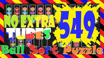 Ball Sort Puzzle Level 549 🎯No Extra Tubes😂Game Walkthrough😘 Stay Home And Fun Play #WithMe