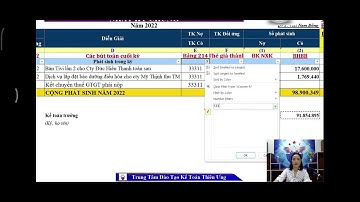 kế toán excel bài 15
