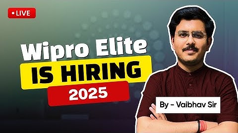 Wipro Is Hiring 2025 | Wipro Elite Off Campus Hiring  | How to Apply & Eligibility Criteria
