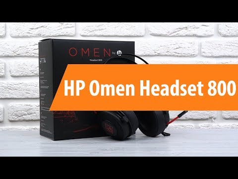Распаковка наушников HP Omen Headset 800 / Unboxing HP Omen Headset 800