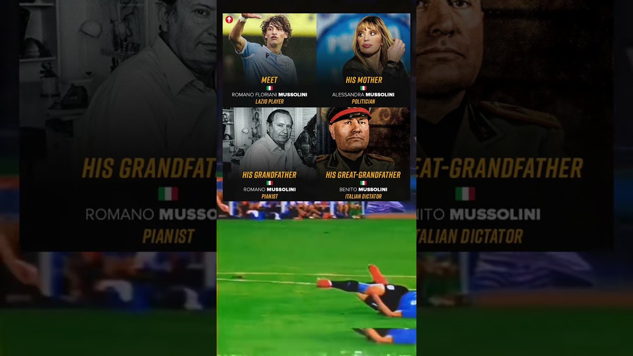 Benito mussolini great grand son playin in lazio💨