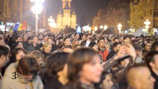 Protest COLECTIV la Timisoara (miercuri 4 noiembrie 2015)