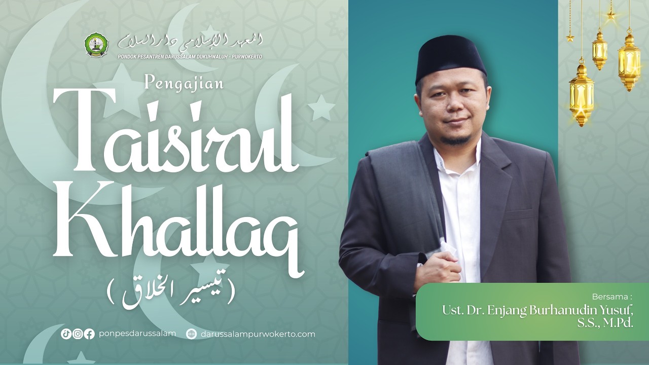 🔴LIVE | PENGAJIAN KILATAN RAMADHAN BERSAMA  Ust.Dr. Enjang Burhanuddin Yusuf, S.S., M.Pd.