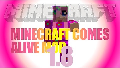 Minecraft Comes Alive (MCA) Mod 1.8 - how to install (on Forge) in Minecraft 1.8