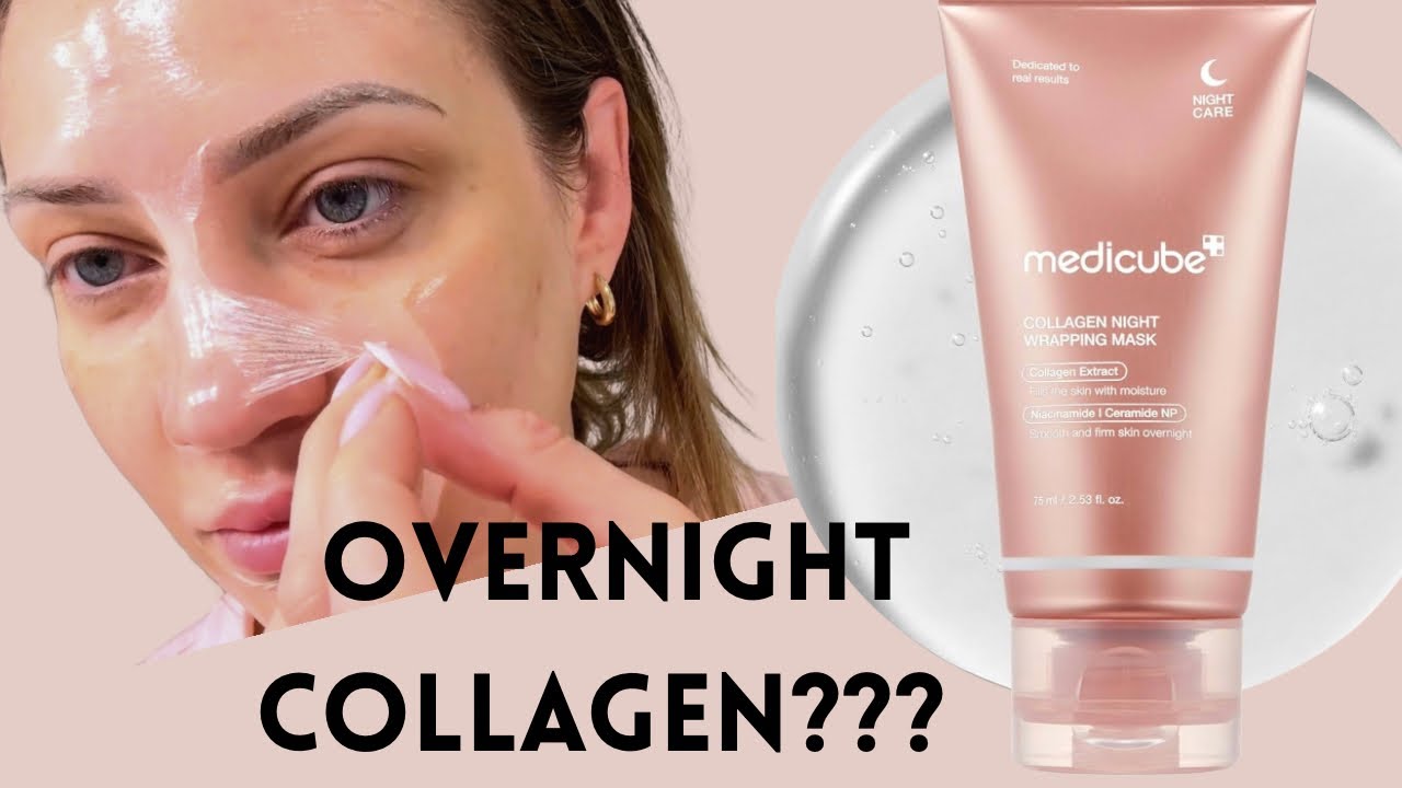 Medicube Collagen Wrapping Night Mask Review | Viral Overnight Collagen ...