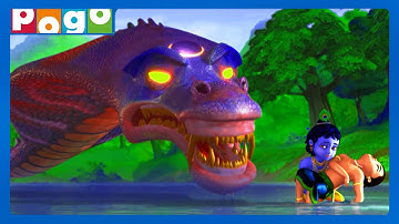 Little Krishna 🪈| Vrindavan’s Beloved Hero!😍| Kids Stories😆| Best Cartoon | @PogoChannel