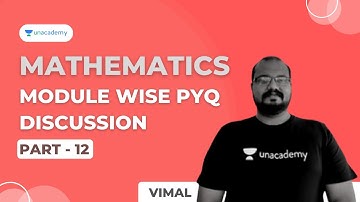 Kerala State Eligibility Test (SET) Mathematics Module wise PYQ Discussion Part 12 | Vimal